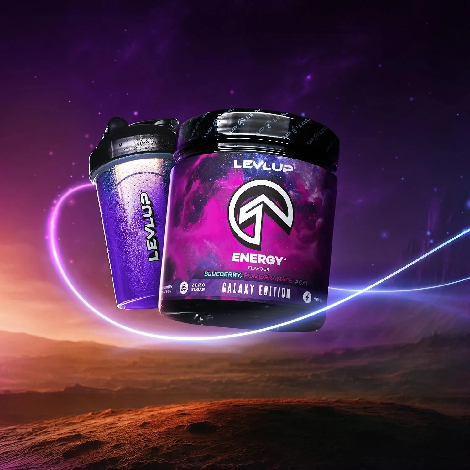 LevlUp Galaxy Edition Blueberry Pomegranate Acai
