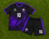 Black with Purple