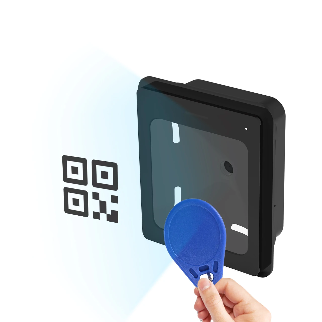 Feocey FC8130 Series Image Recognition Provide Direct Output and Protocol Output Tempered Glass Qr Code Scanner QR Code Reader