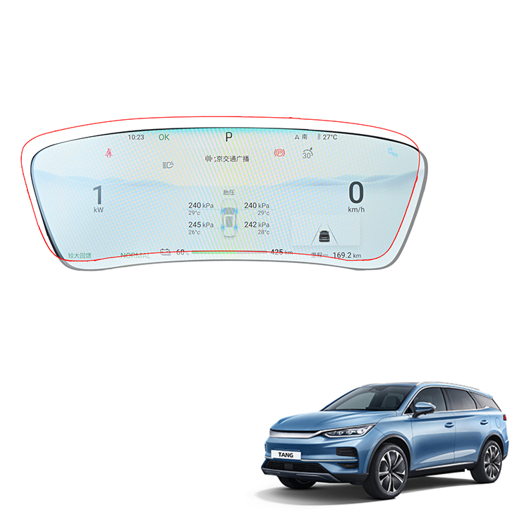 Screen Protectors Car Dashboard Touch Screen Tempered Glass Protective Film for BYD Tang Accessories 2024