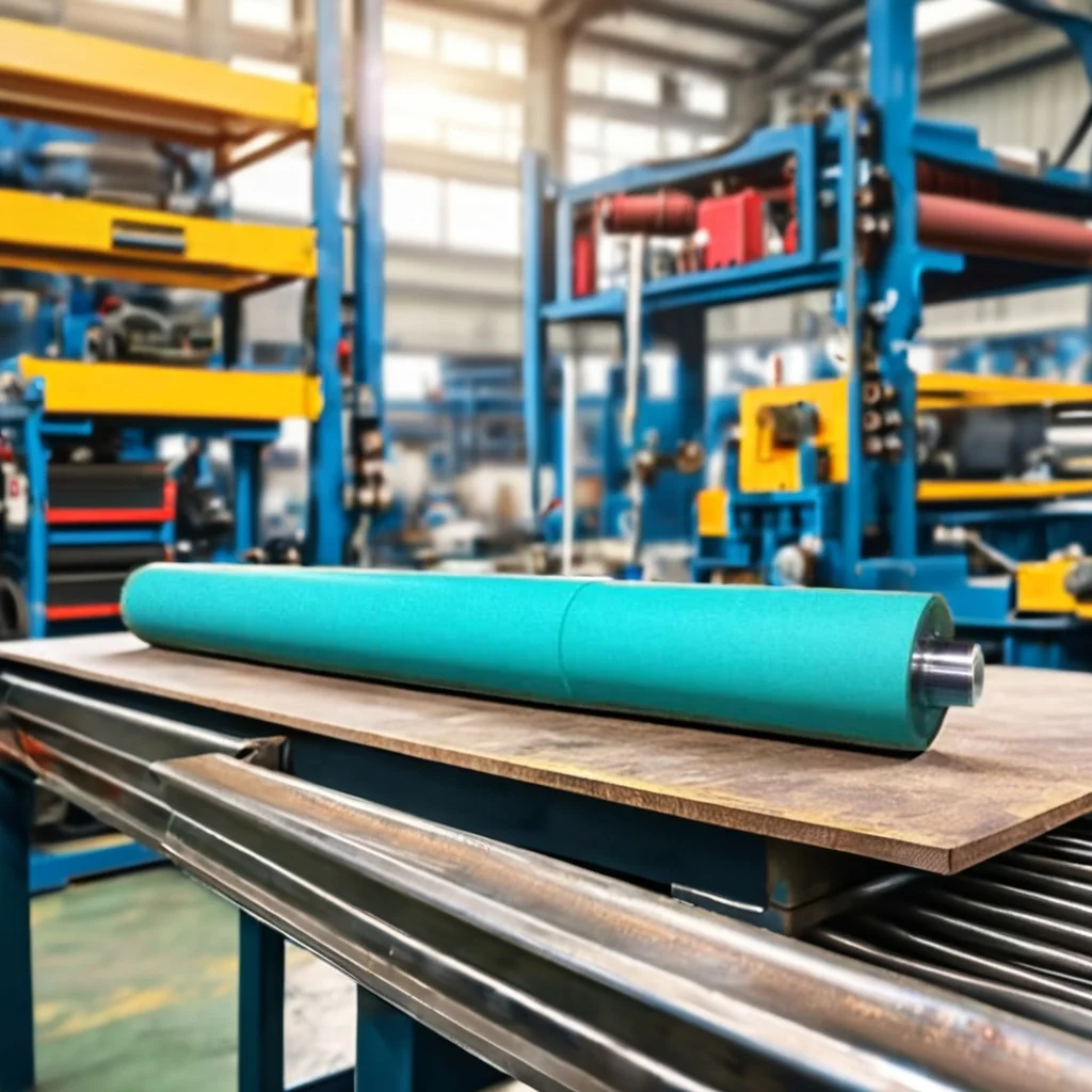 Silicone Rubber Rollers Custom Made for Thermal Industrial Use Like Spinning Mills Textile Plywood Leather Lamination Plastic
