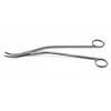 Slightly curved blades.