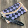 Purple & Black Checkered