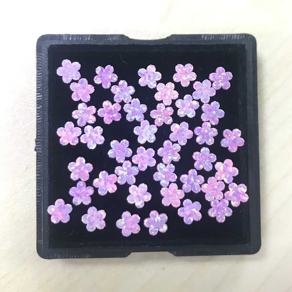 2022 Very Popular Lab Created Small Size Delicate Tooth Gem 92 Colors Butterfly Shape Synthetic Opal Gemstone for Tooth Use