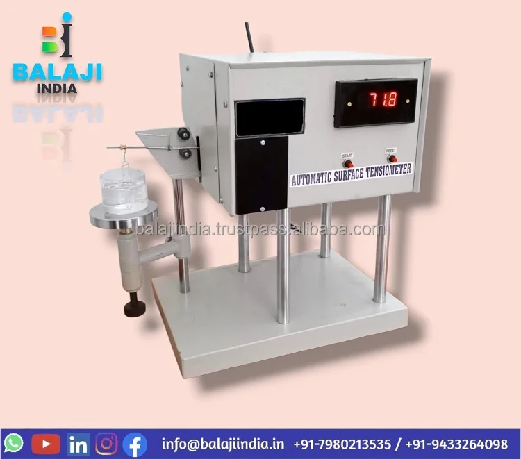 Automatic Surface & Interfacial Tensiometer Testing Equipment For