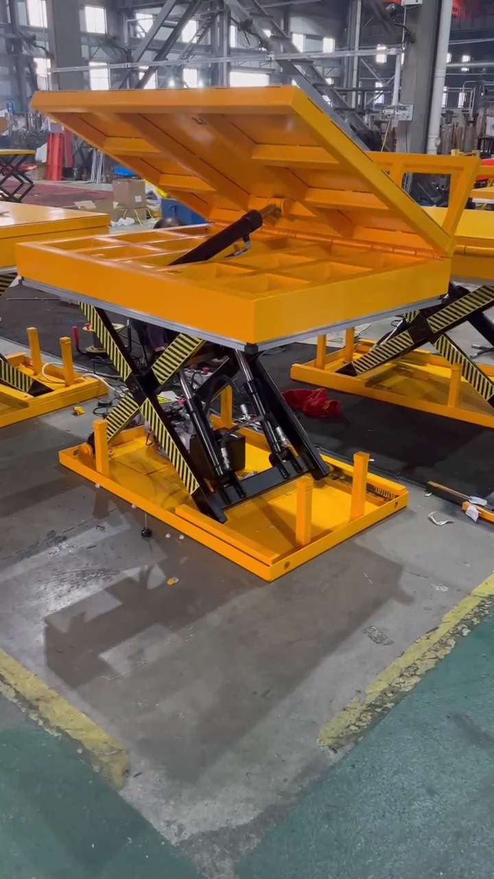 Lift & Tilt Scissor Tables / Tilting Lift Table - Buy Tilting Lift ...