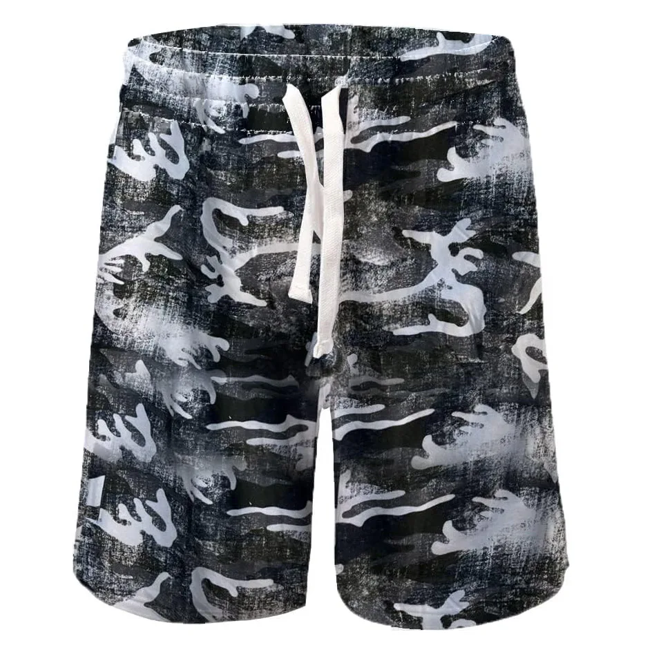 Men's Summer Lightweight Sublimation Shorts for Men's Gym Wear Shorts with Side Pockets Drawstring Breathable Shorts for Sale