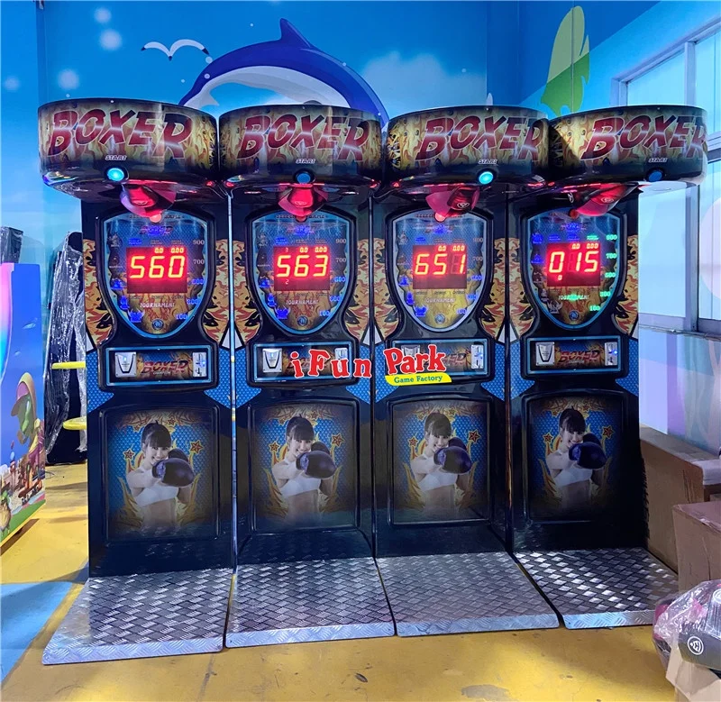 Boxing Game Machine Arcade Game Zone Coin Operated Classic Boxing Game Sports Simulator Big Punch on Sale