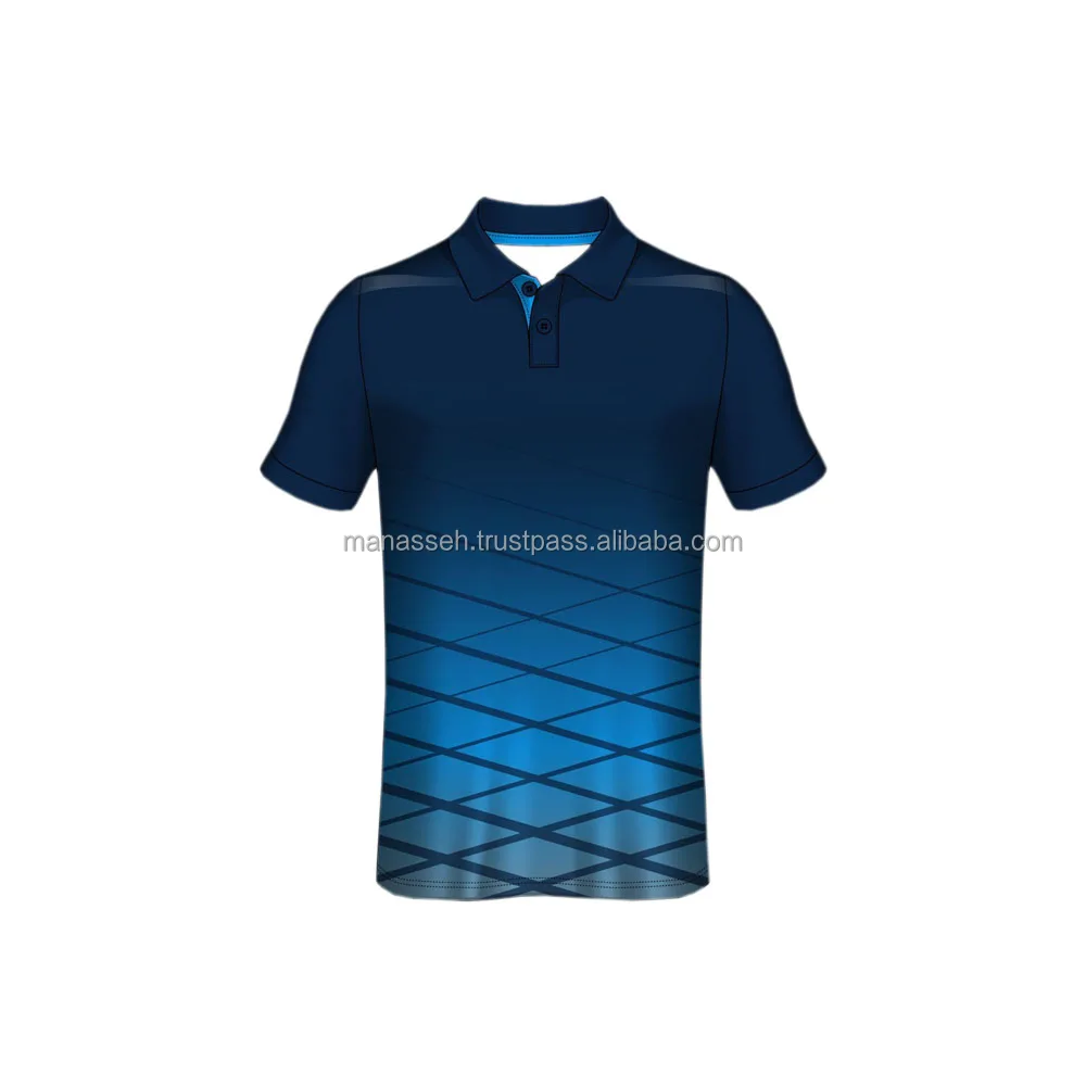 Custom Sublimated Team Cricket T Shirts Top Design Full Hand Australia
