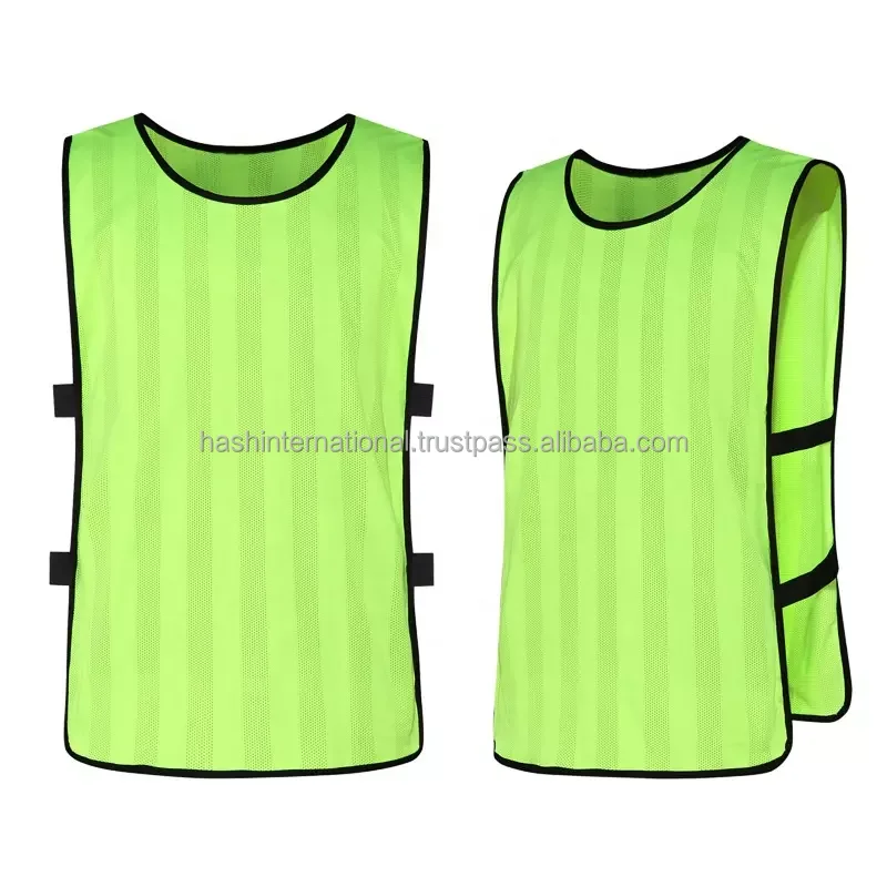 Custom Breathable Soccer Training Vest Football Pinnies Polyester