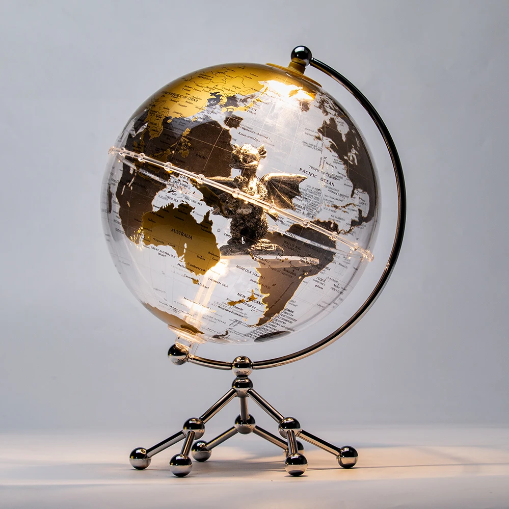20CM Acrylic Transparent Globe - Perfect Home Decoration