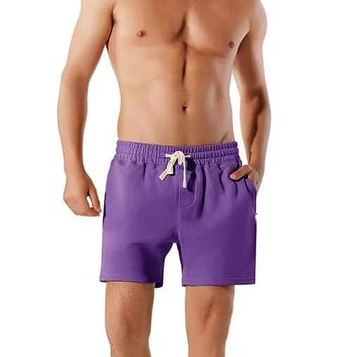 New Style Solid Color Reasonable Price Men Shorts Custom Made Plain Shorts for Sale Made in Pakistan Men Shorts
