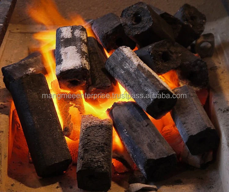 Factory Customizable Smokeless Barbecue Charcoal Briquettes Sawdust Hardwood Bamboo Black Charcoal Lump Hookah Best Price
