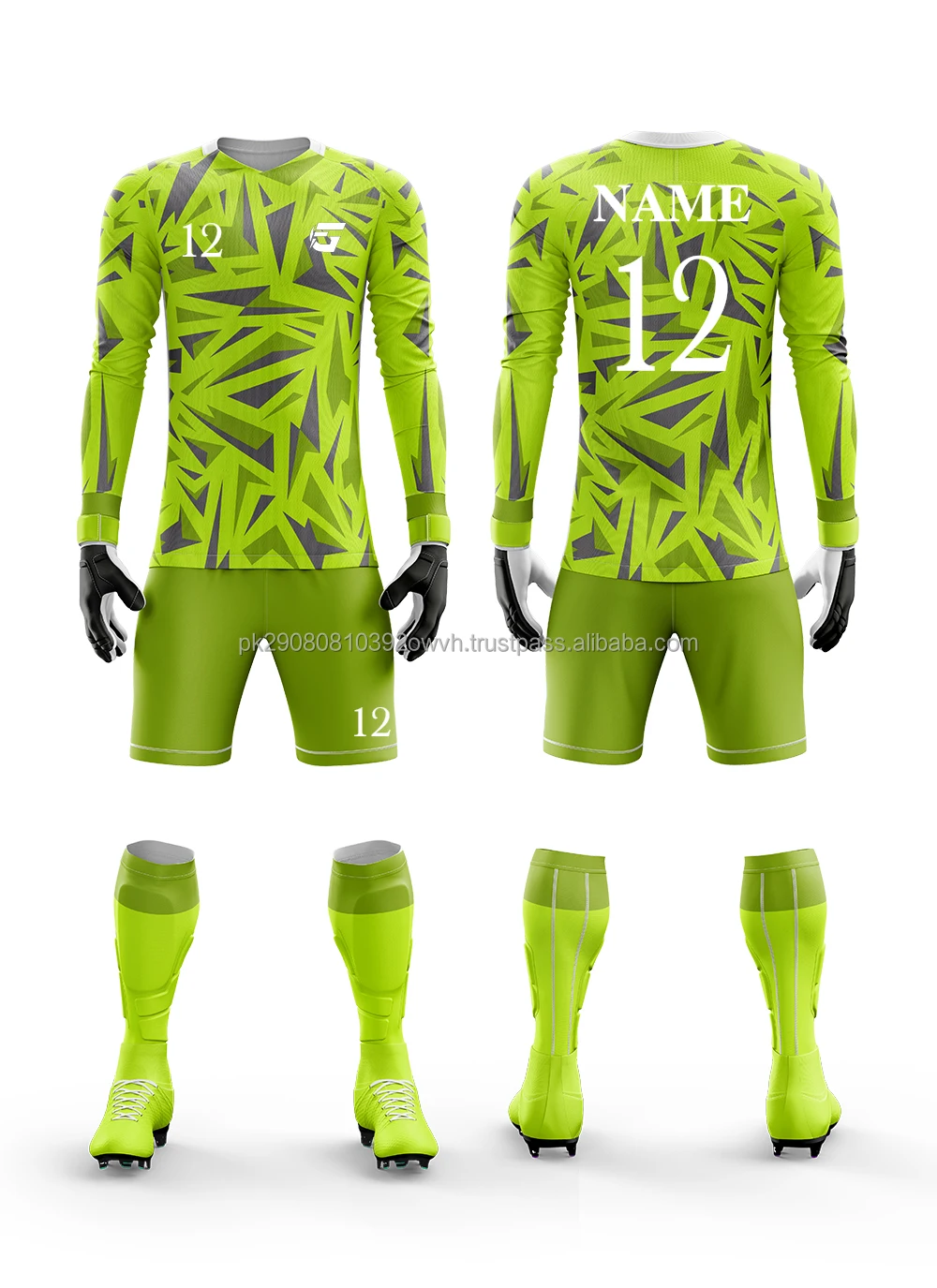 Custom Soccer Club Uniform Set For Men In Wholesale Prices With Name