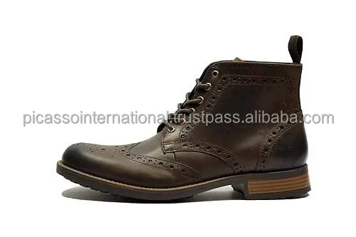 Wholesale Elegant Design Genuine Leather Boot Shoes with Oxford Outsole Premium Quality Indian Manufacturer Wide Range Available