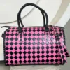 Black & Pink Checkered