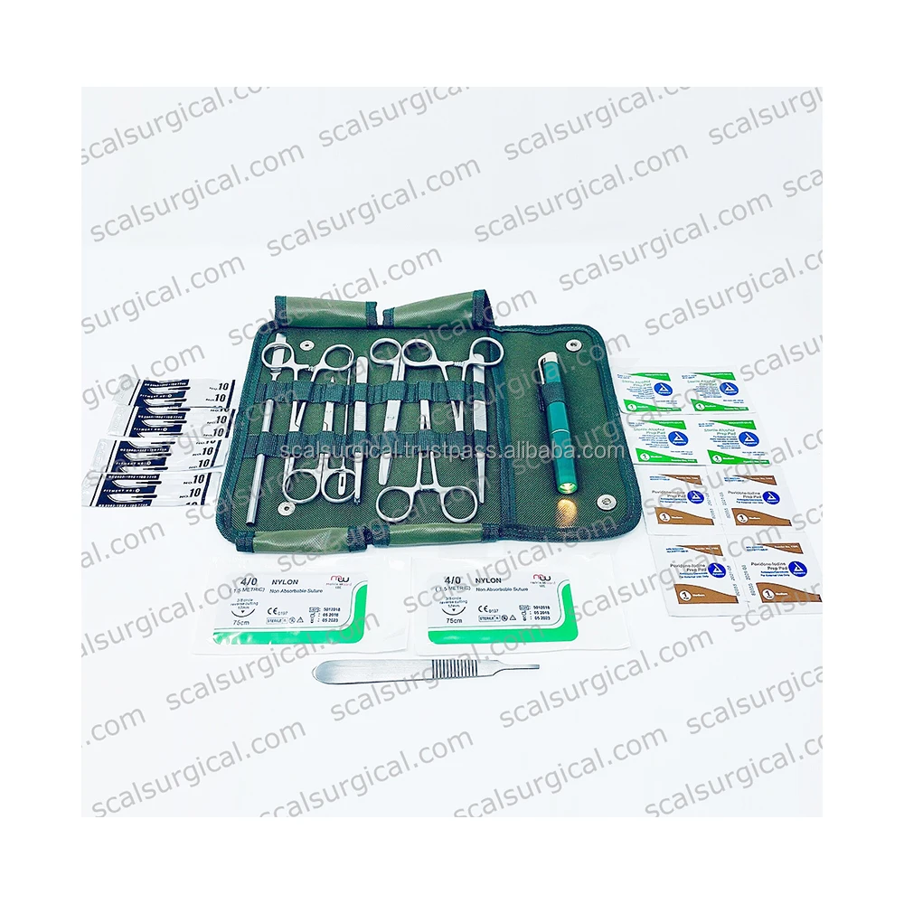 New Suture & Scalpel Kit Surgical Instruments First Aid Kit 2022 Buy