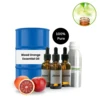 Deep orange to reddish-orange in colour with warm,
