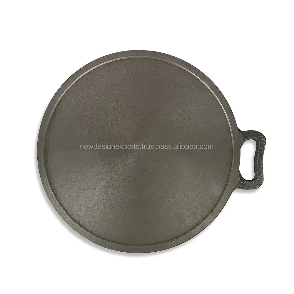 Silver Cast Iron Dosa Pan, For Home, Round