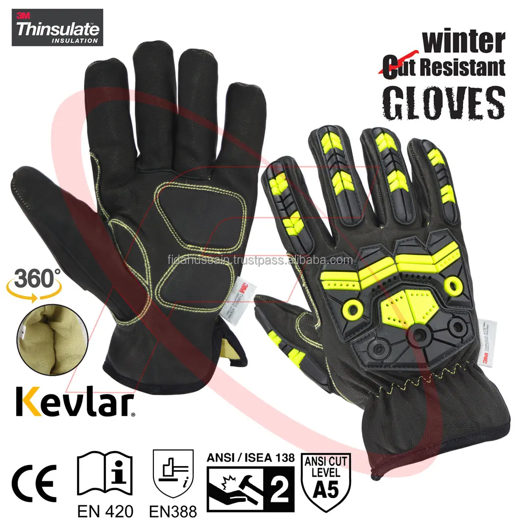 Fida Hussain Impact Protective Mechanic Gloves For Oil And Gas Field