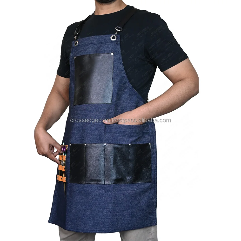 Customized Barber Apron Unisex Uniform For Men And Women High Quality