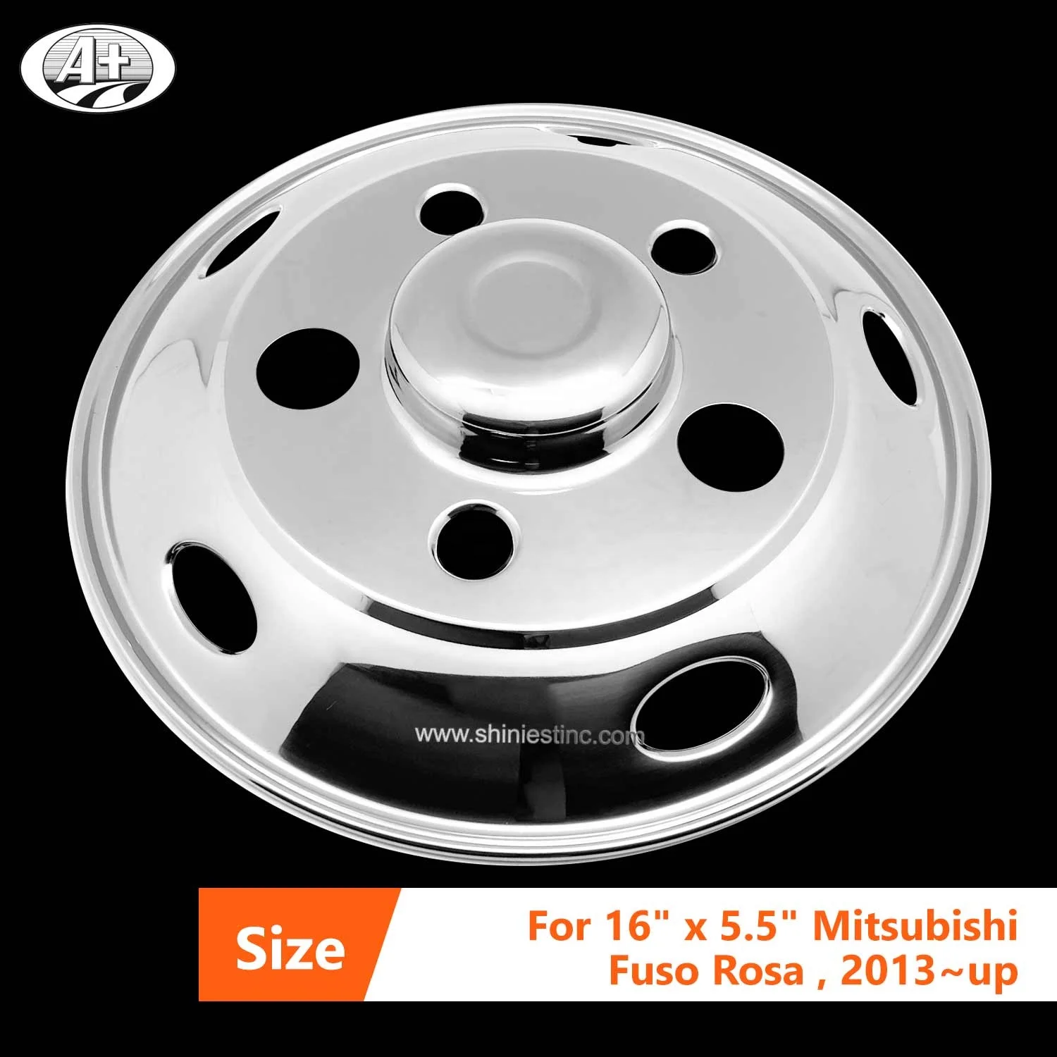 Japanese 16 Stainless Steel Truck Wheels for Mitsubishi Fuso Rosa 2013 Up