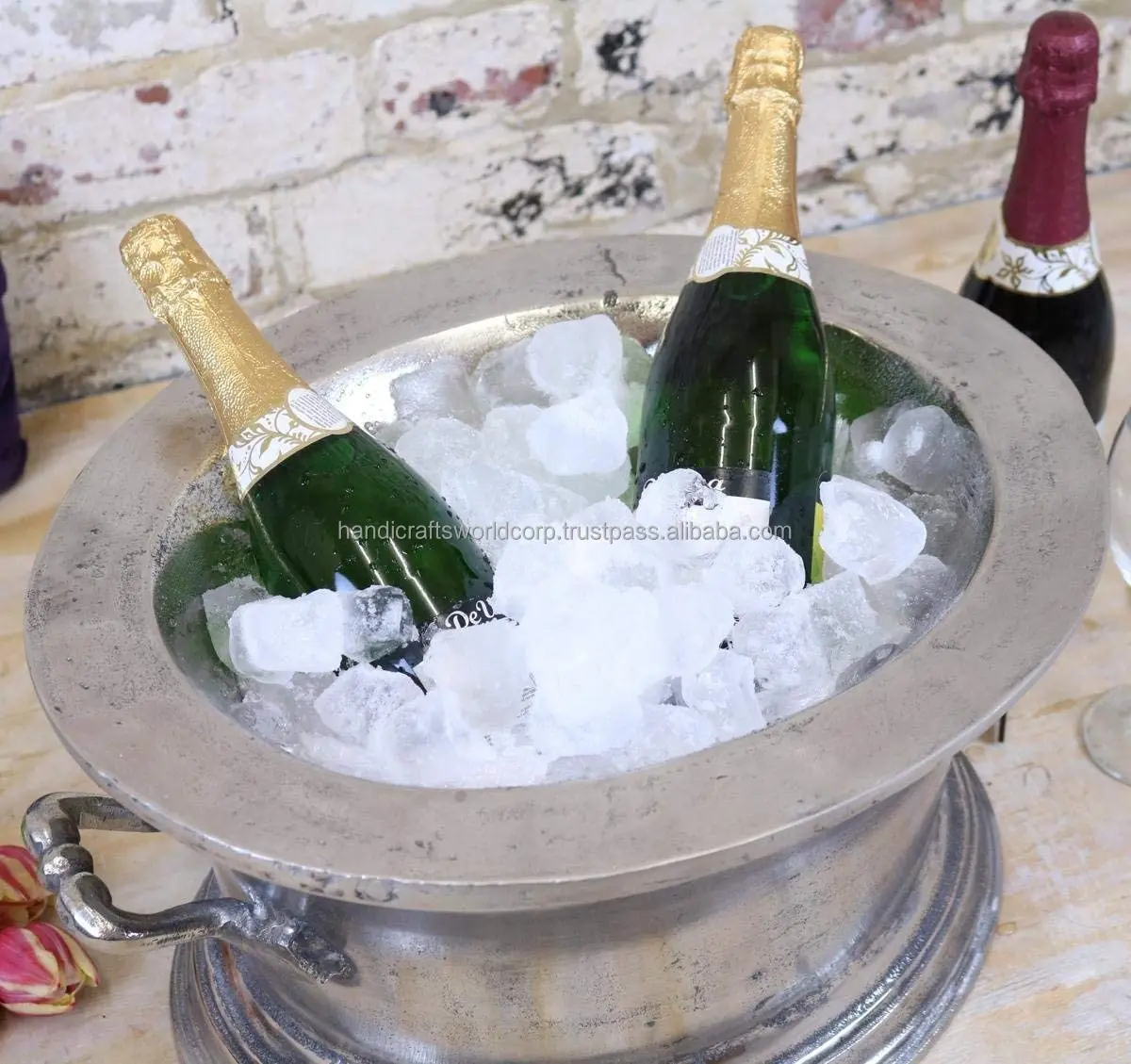 Champagne & Wine Aluminium Ice Bucket Handmade Aluminium Ice Bucket