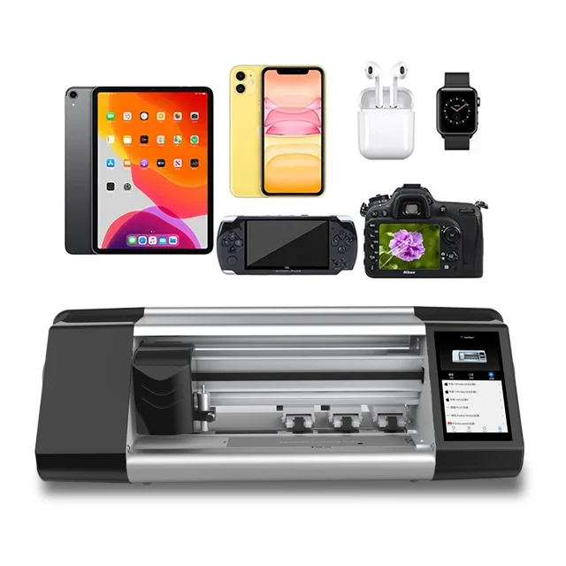 Source Factory Mobile Skin Cutter Screen Protector Cutting Machine WIFI Control with Touch Screen