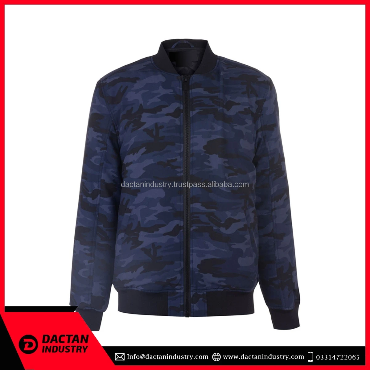 Custom Team Sports Jacket White/blue Warriors Starter Men's Varsity