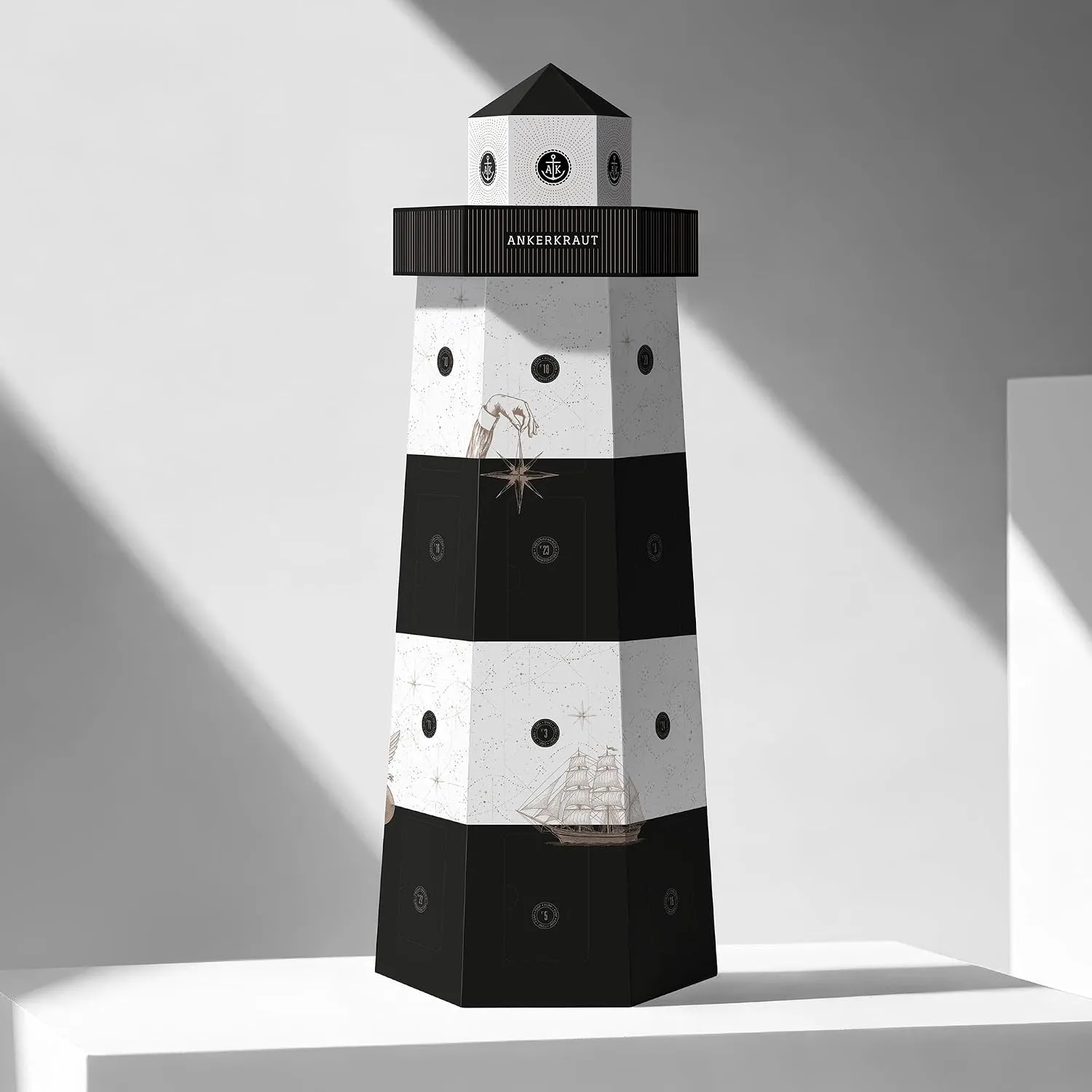 Ankerkraut Premium Adventskalender Leuchtturm Design