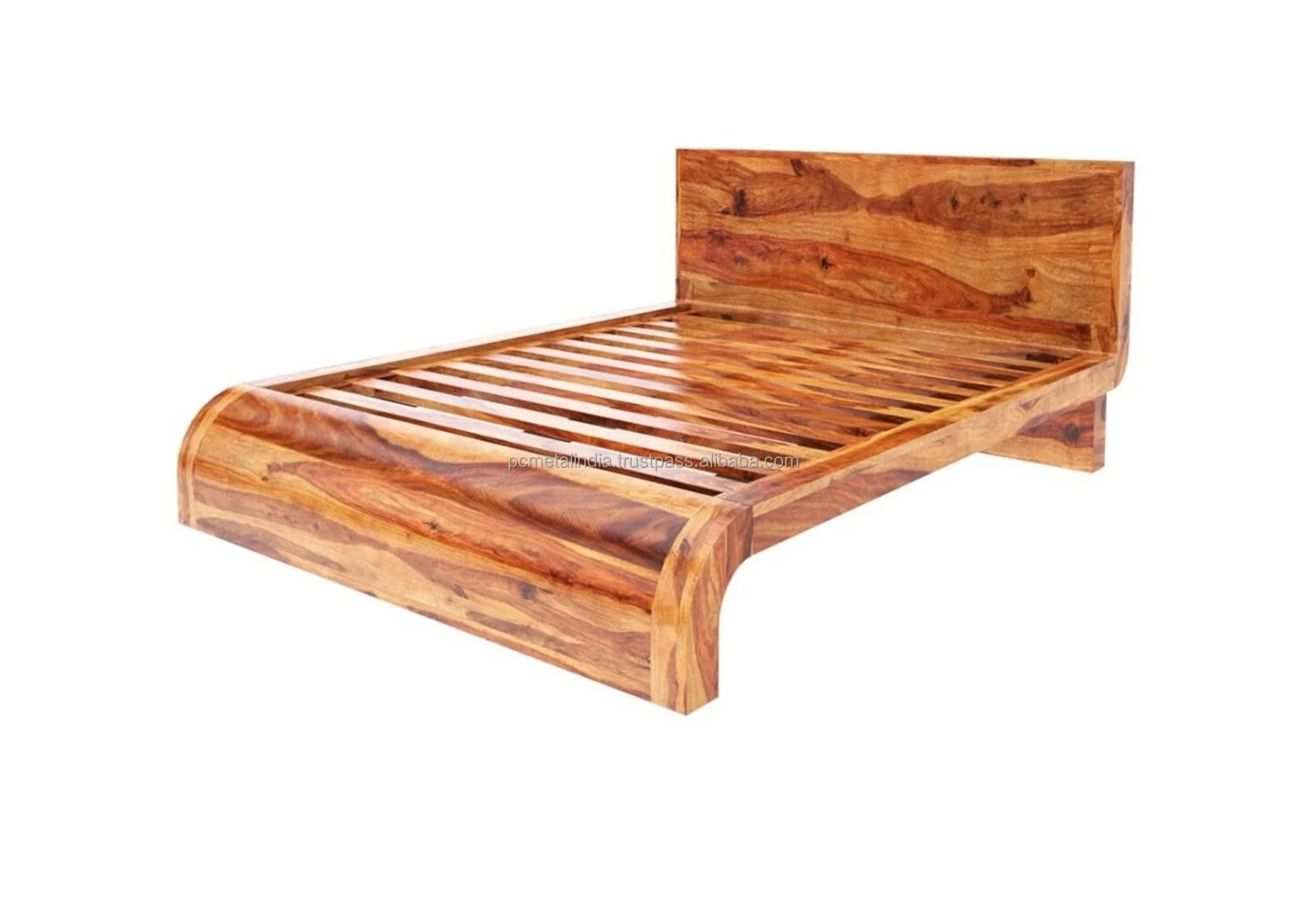 Modern Wooden Brown House Kids Bed For Girls/queen Size Bed Frame Solid