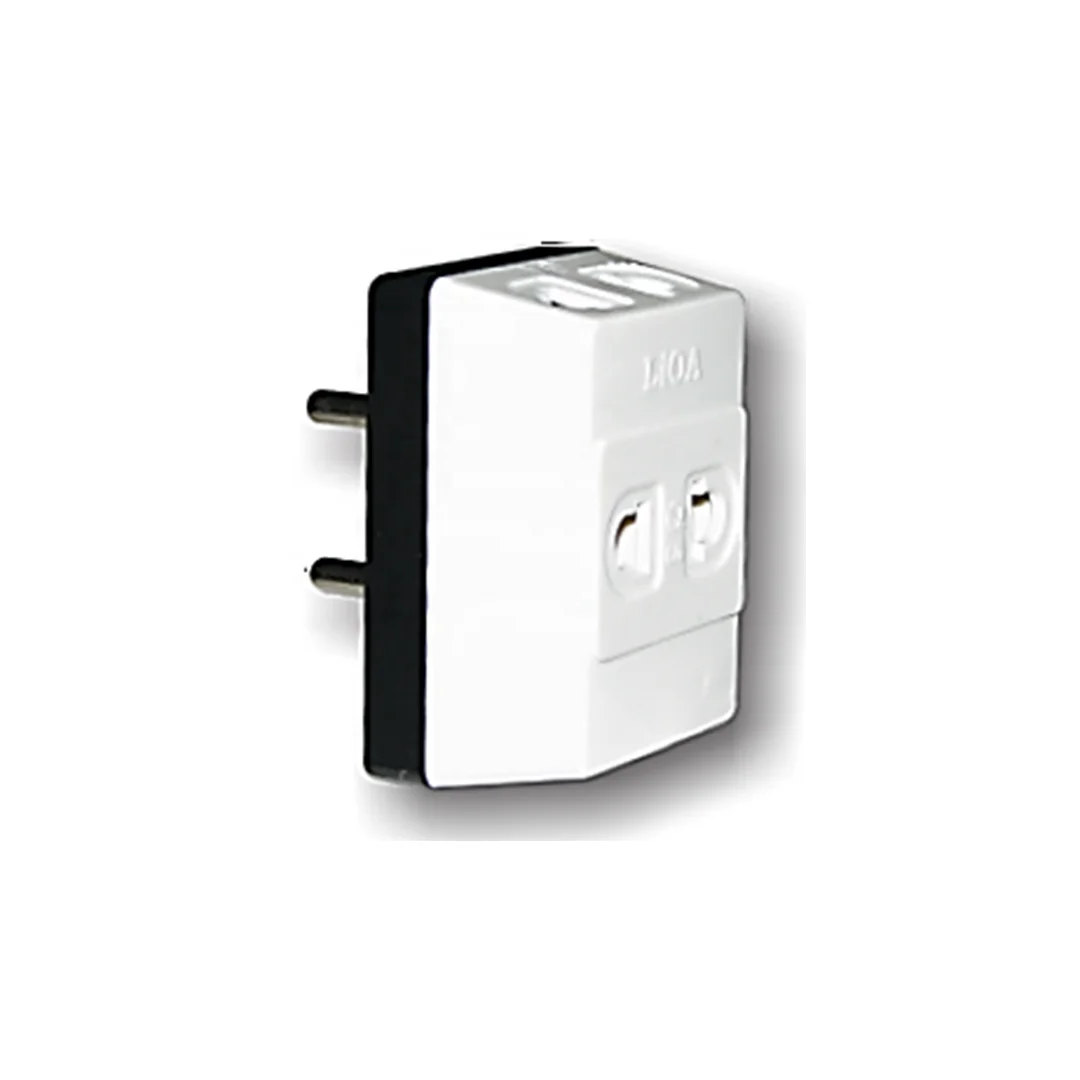 High Quality LiOA Triple Outlets Adapter with Round Phi5 Pin Plug-ON3NC5 Made in Vietnam