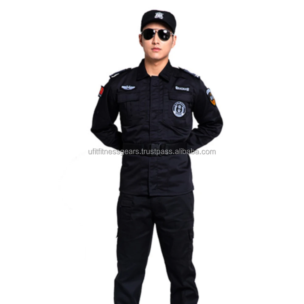 Blue Cheap Security Uniform Design Guard Uniform Black Buy Security