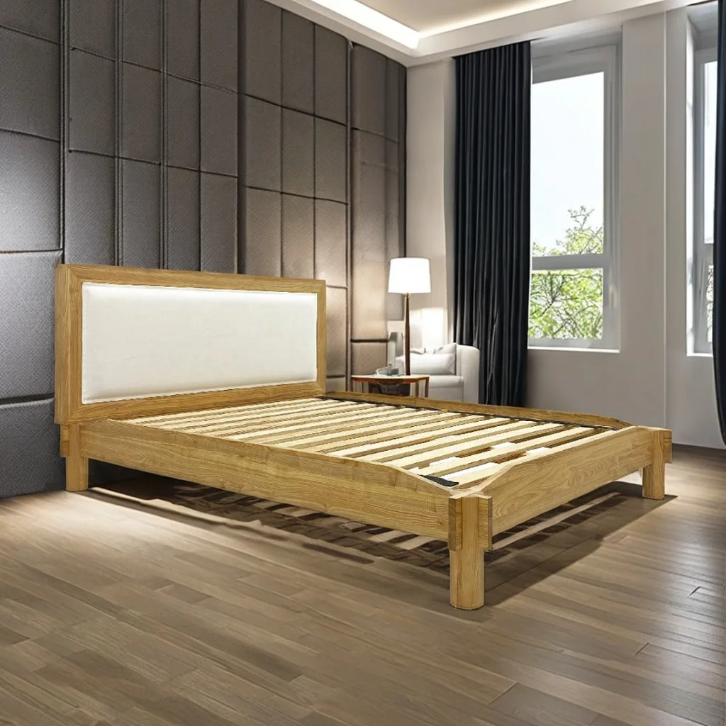 Innovative Customized Modern Wooden Smart Bed From Vietnam Factory for Home Furniture in Canada at Cheap Price