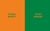 Orange & Green
