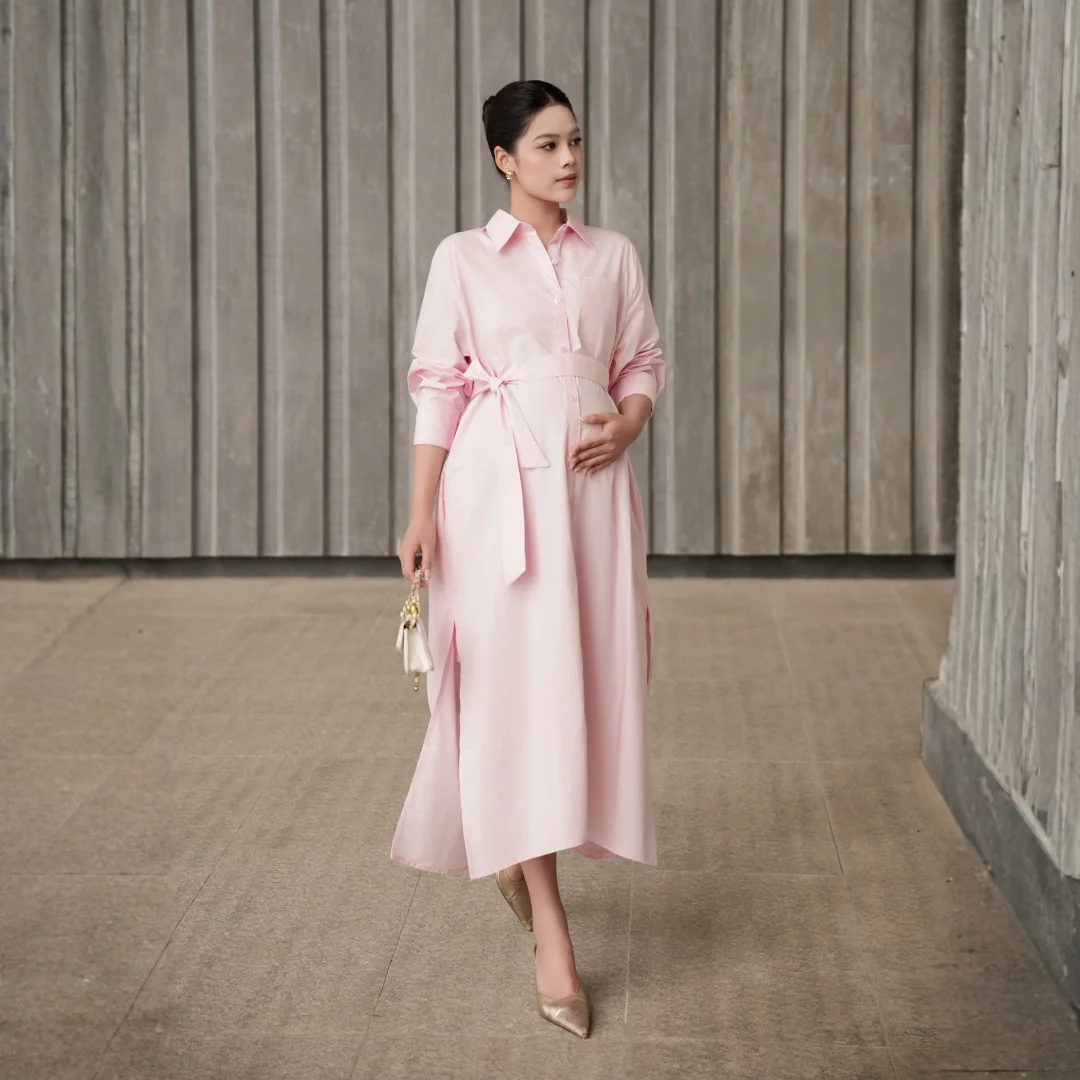 Women's Oversized Maternity Maxi Dress, 100% Cotton, Breathable Lightweight  Woven Fabric, Loose Fit Casual Eco-Friendly Style| Alibaba.com