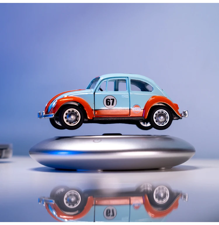 Magnetic Levitation Vintage VW Beetle Diecast Car Model for Home