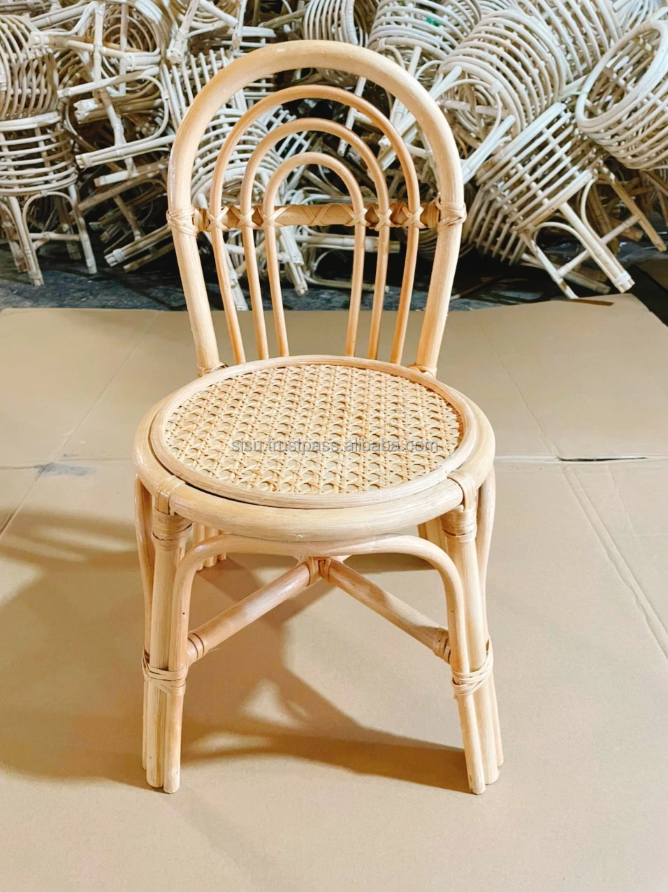 Ecofriendly Rattan Furniture Set For Kids Includes Rattan Chair And Table Sustainable Products