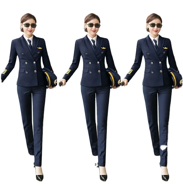 Airline Pilot Uniform Aviation Uniform Suit Pilot Uniform for Captain