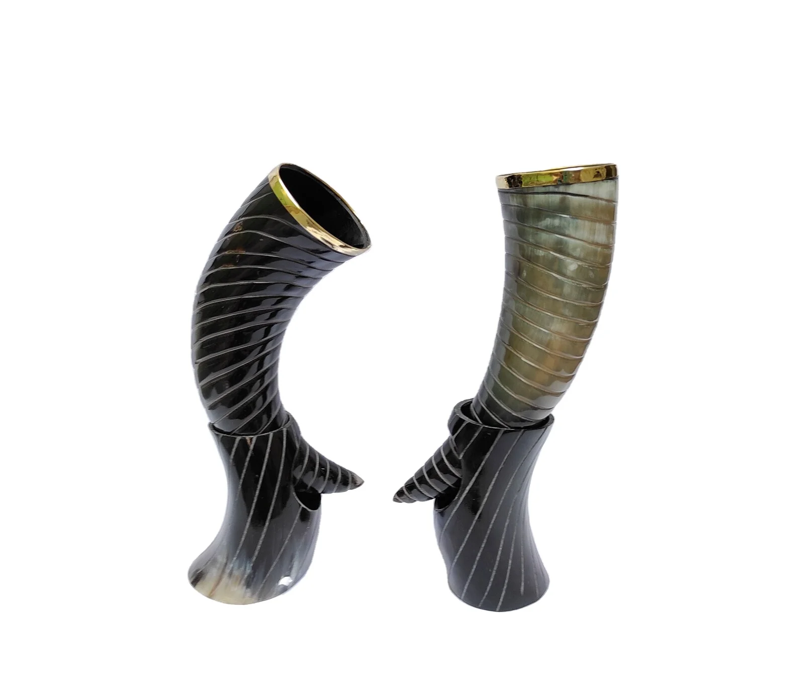 Viking Drinking Horn Mugs Ale Mead Beer Tankard Mugs Glasses Wedding