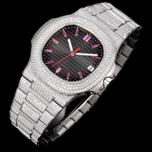 Black Dial Business High-End Men's Mechanical Watch Quality Stainless Steel 8.3mm Thickness Business Casual Automatic Wristwatch