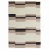 Ivoire beige et marron foncé