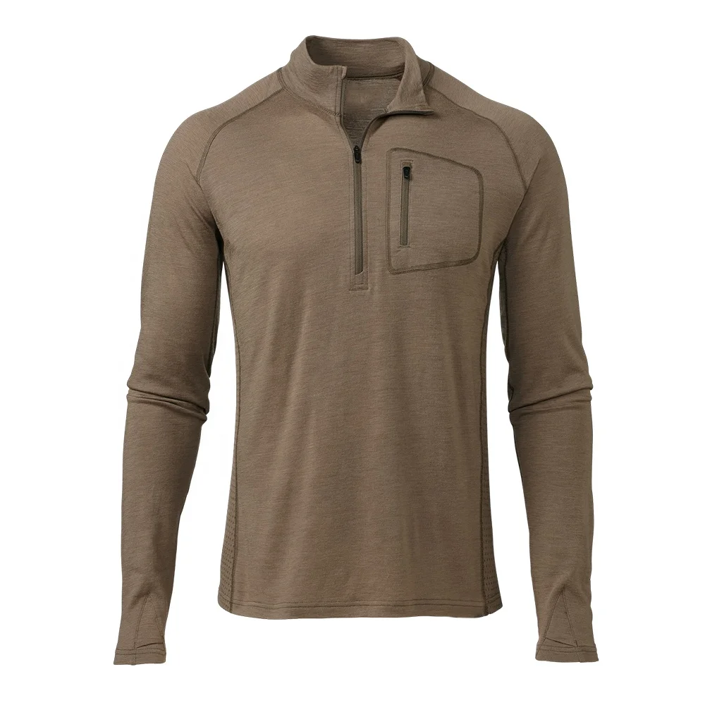 Wholesale 100 Men's Merino Wool Baselayer Thermal Hunting Clothing