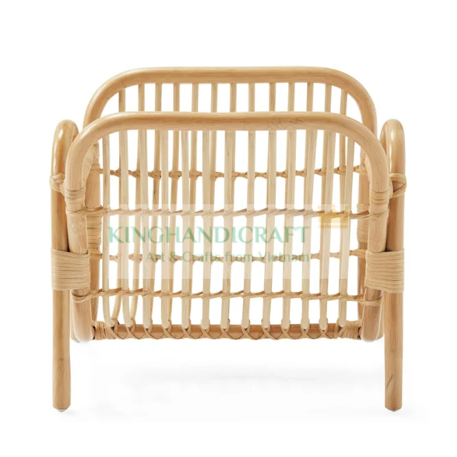 Декоративный держатель для магазинов ручной работы из ротанга органайзер газет и витрин натуральный Прочный Плетеный оптовая