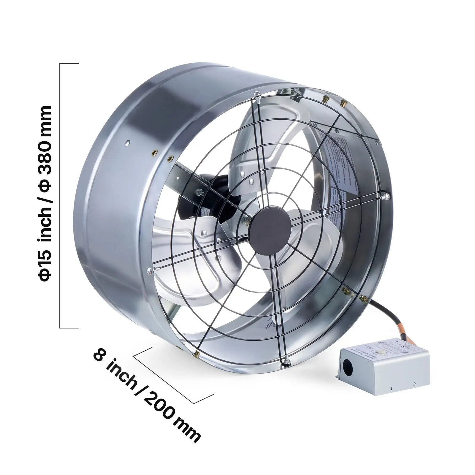 Mount Attic Exhaust Fan, 1300, CFM, 185 - detail 8