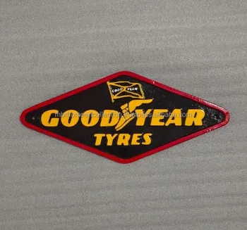 Good Year Tyres Cast Iron Wall Sign For Garage Wall Decor Customized ...