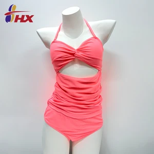 Custom New Design Women One Piece Swimsuit Sexy Monokini Print Tummy Control Plus Size Quick Dry Eco-Friendly Swimwear