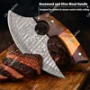 Damascus Steel - Olive & Rosewood