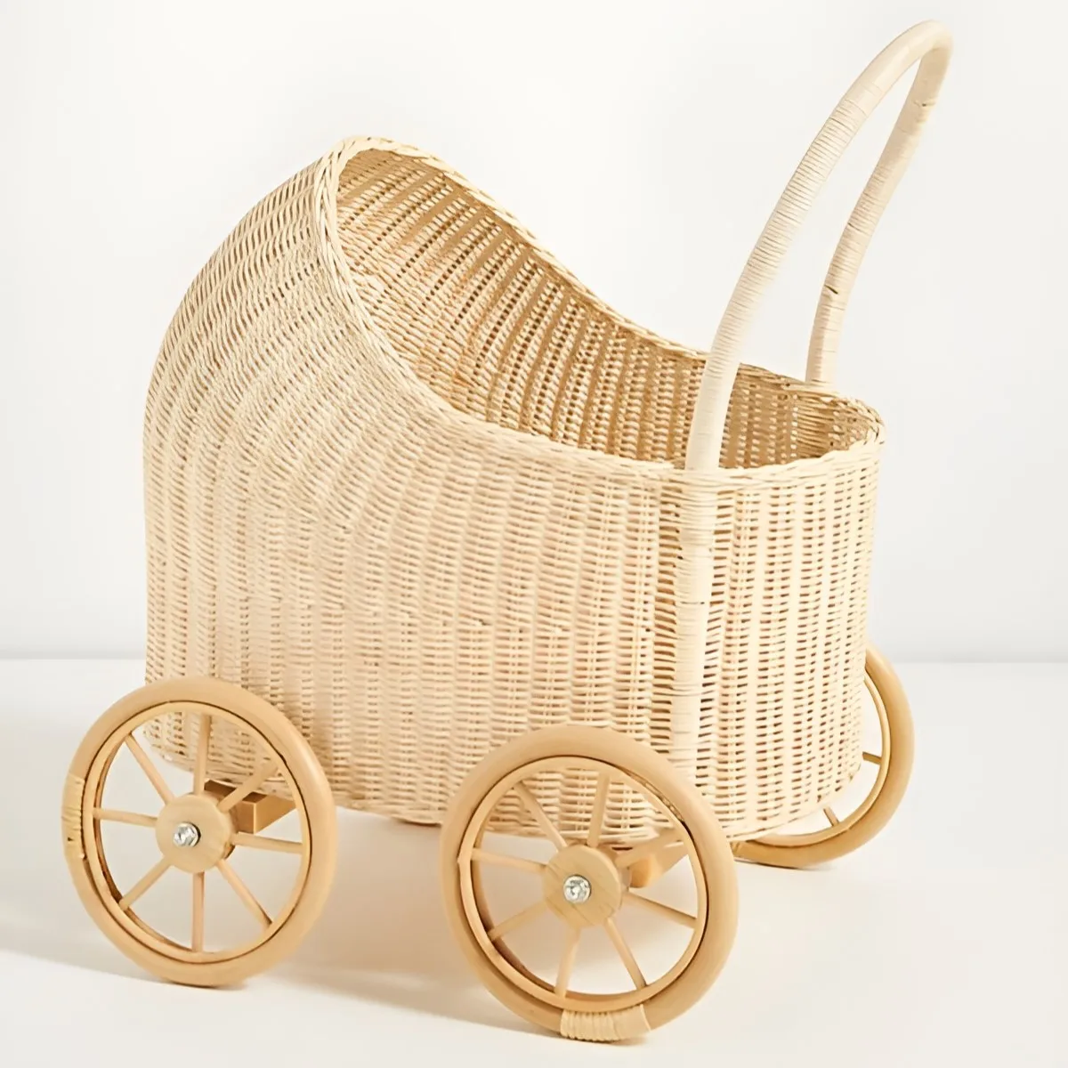 Rattan-Trolley-Wagen mit Rdern Puppenwagen Kinderwagen Baby-Spielzeug  Gepckwagen| Alibaba.com
