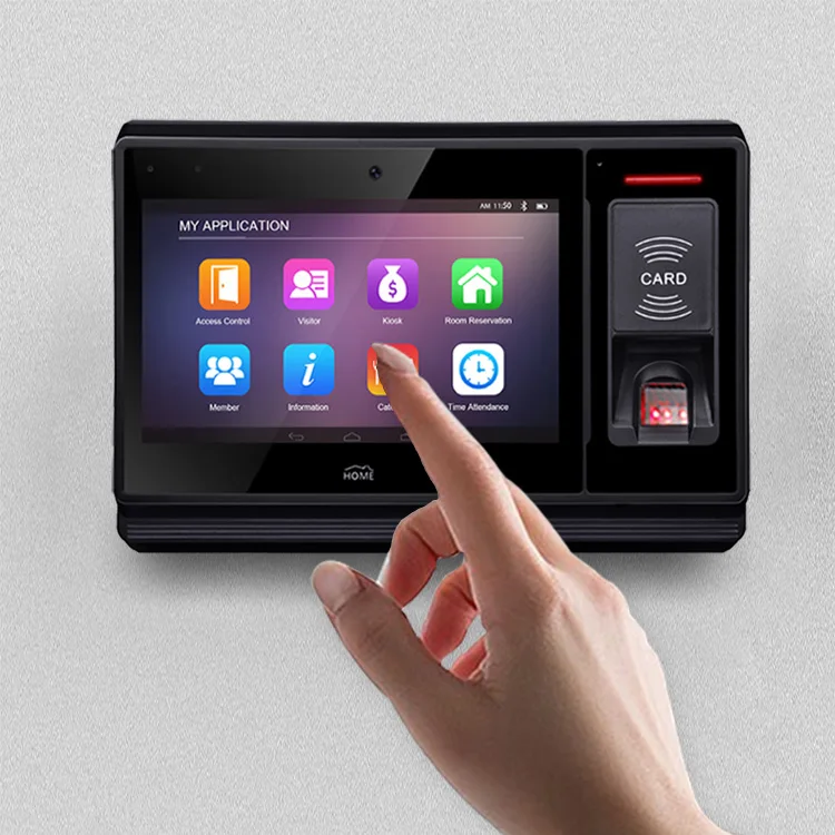 Ethernet Biometric Time Clock Terminal to Record the Attendance Log With SDK for Customer to Build Own System to Integrate With